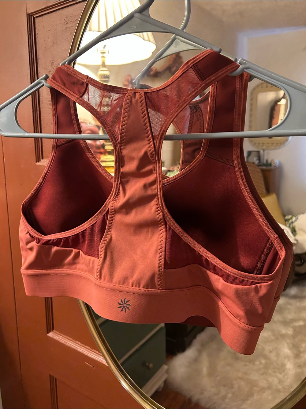 Athleta Rust Racerback High-Support Sports Bra - Picture 2 of 5